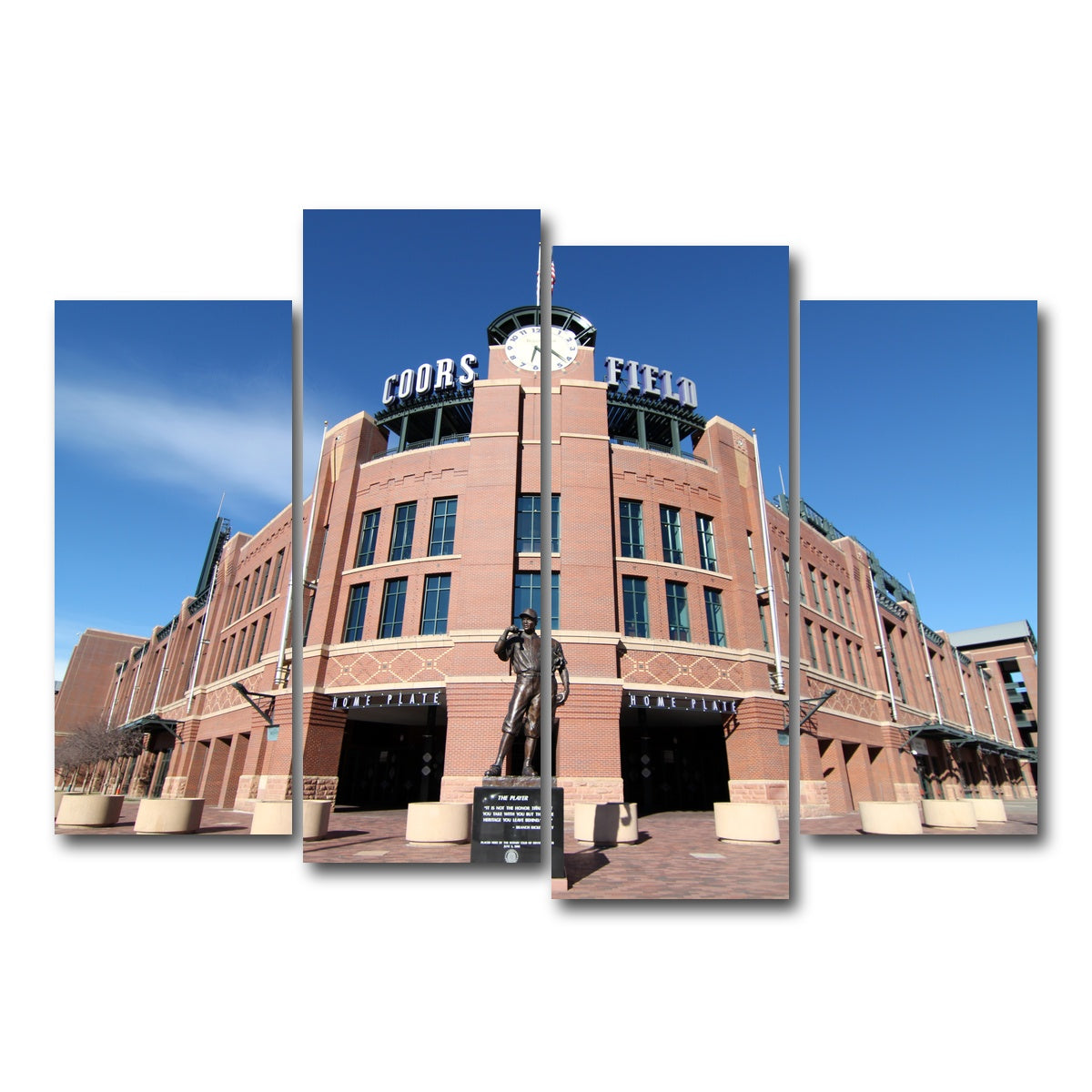 AUTO-MOCKUP WHITE | Coors Field | 4 Piece | Gallery Wrap Canvas | group=4_normal