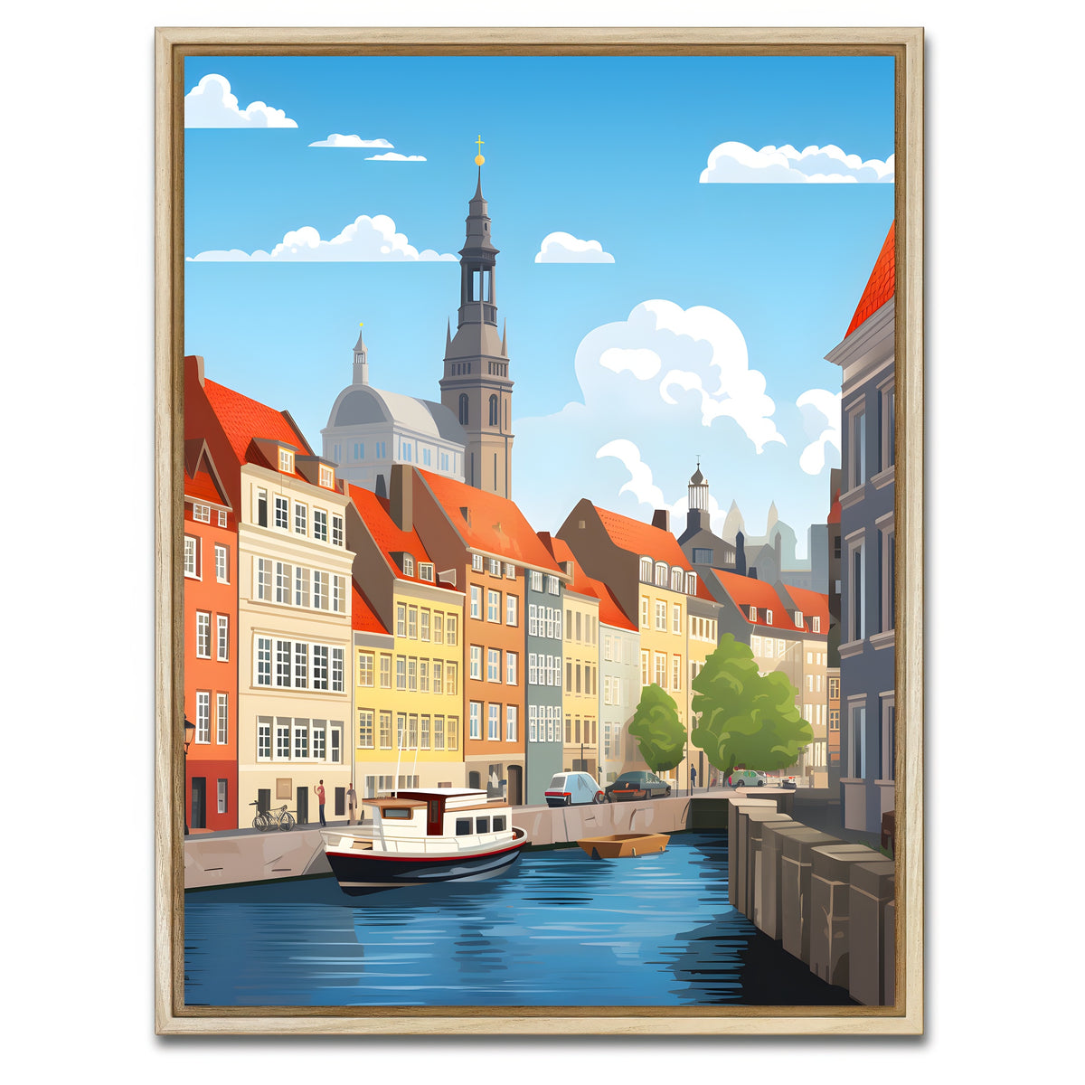 AUTO-MOCKUP WHITE | Copenhagen | 1 Piece | Natural Framed Canvas | group=3x4