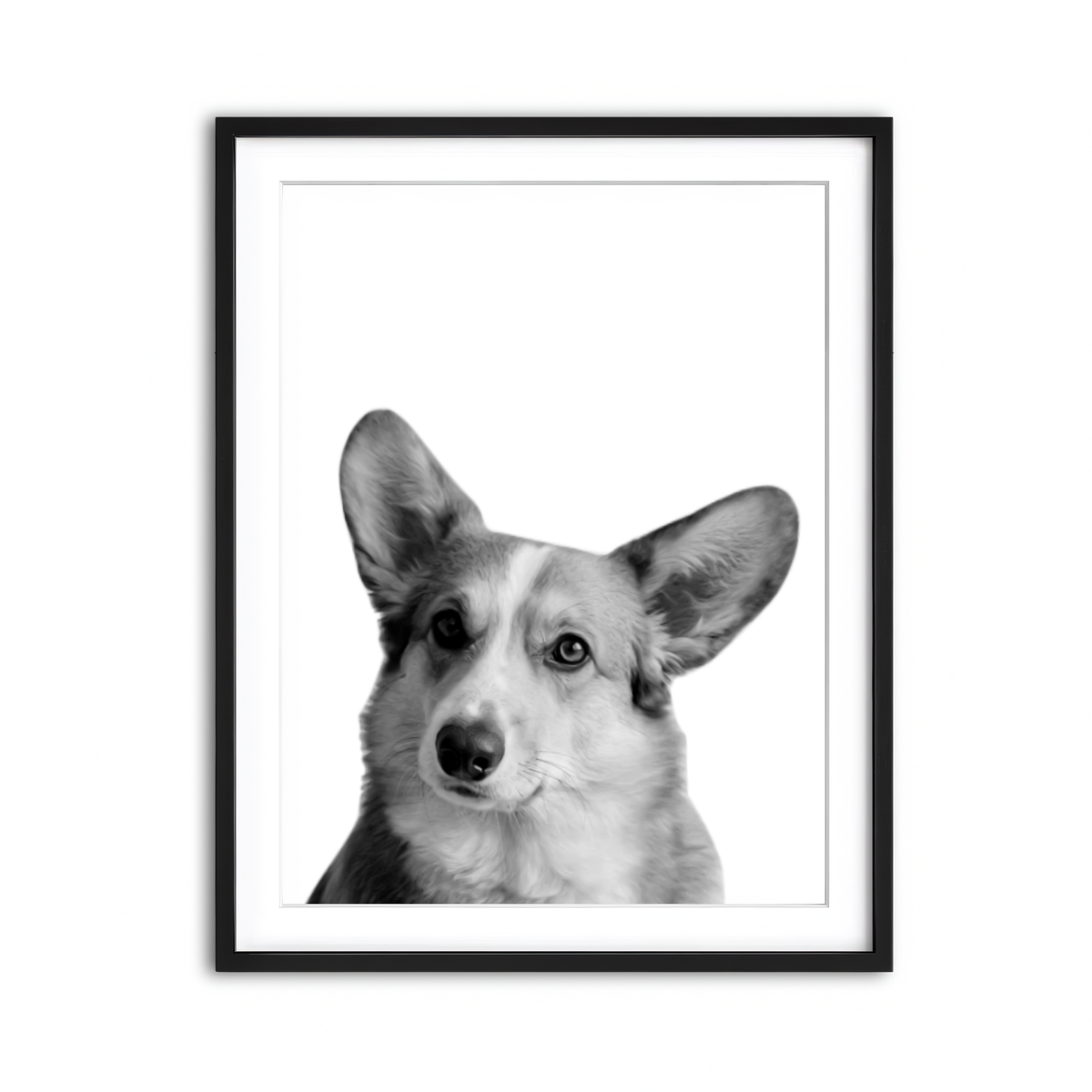 Framed Print 3x4 Black