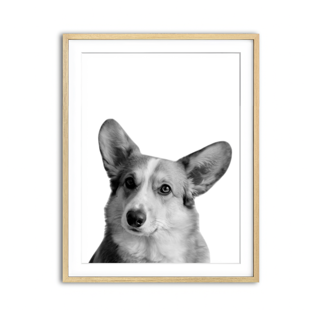 Framed Print 3x4 Natural