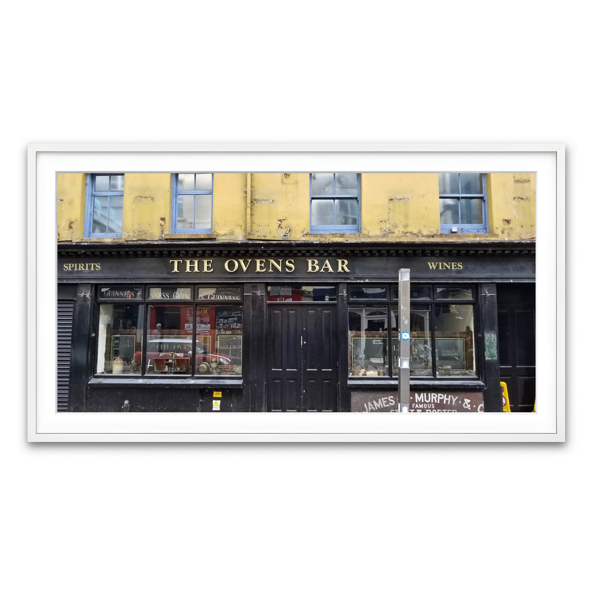 Framed Print 2x1 White