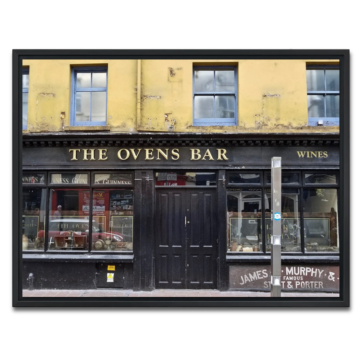AUTO-MOCKUP WHITE | Cork Ireland Pub | 1 Piece | Black Framed Canvas | group=4x3