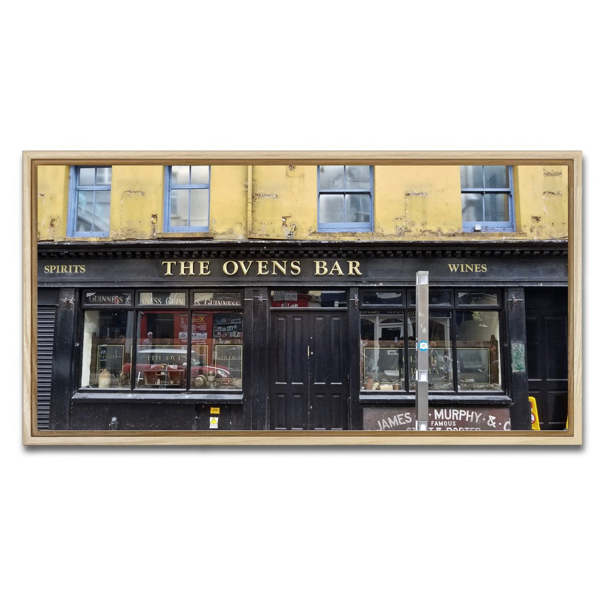 AUTO-MOCKUP WHITE | Cork Ireland Pub | 1 Piece | Natural Framed Canvas | group=2x1