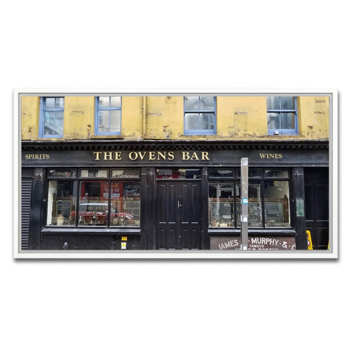 AUTO-MOCKUP WHITE | Cork Ireland Pub | 1 Piece | White Framed Canvas | group=2x1