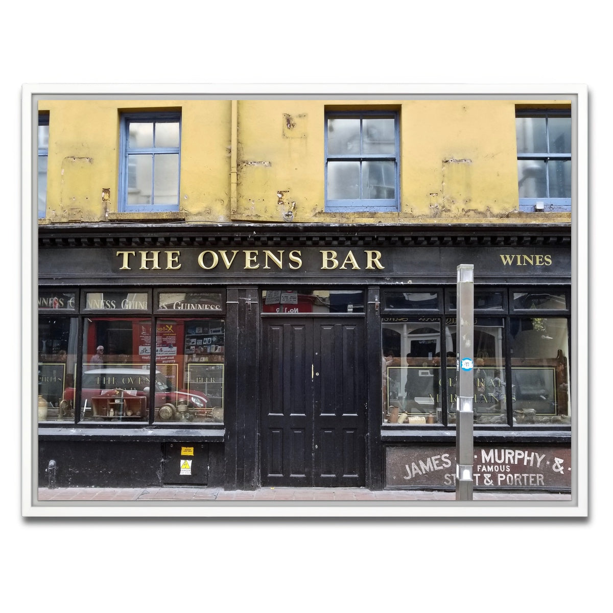 AUTO-MOCKUP WHITE | Cork Ireland Pub | 1 Piece | White Framed Canvas | group=4x3