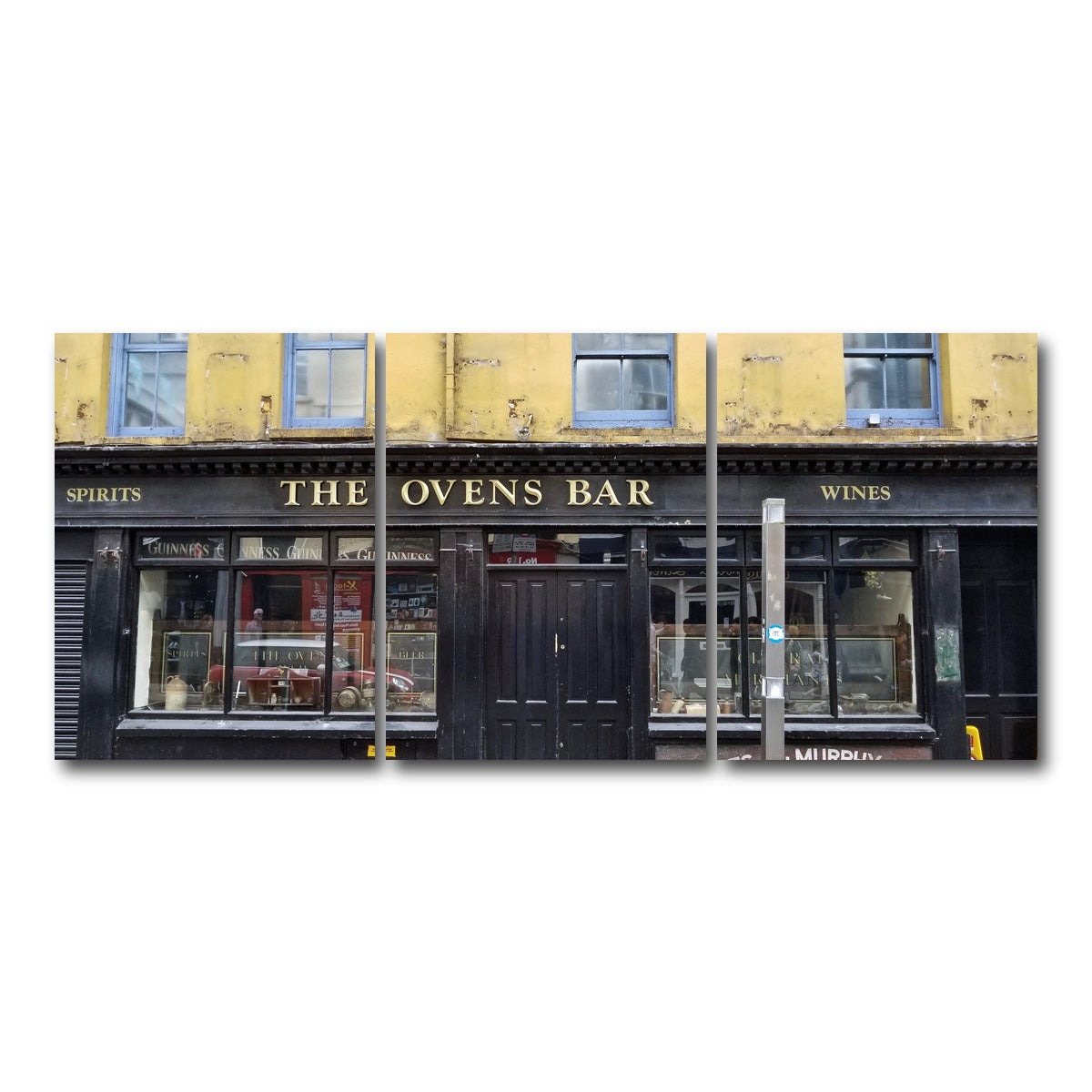 AUTO-MOCKUP WHITE | Cork Ireland Pub | 3 Piece | Gallery Wrap Canvas | group=18x24