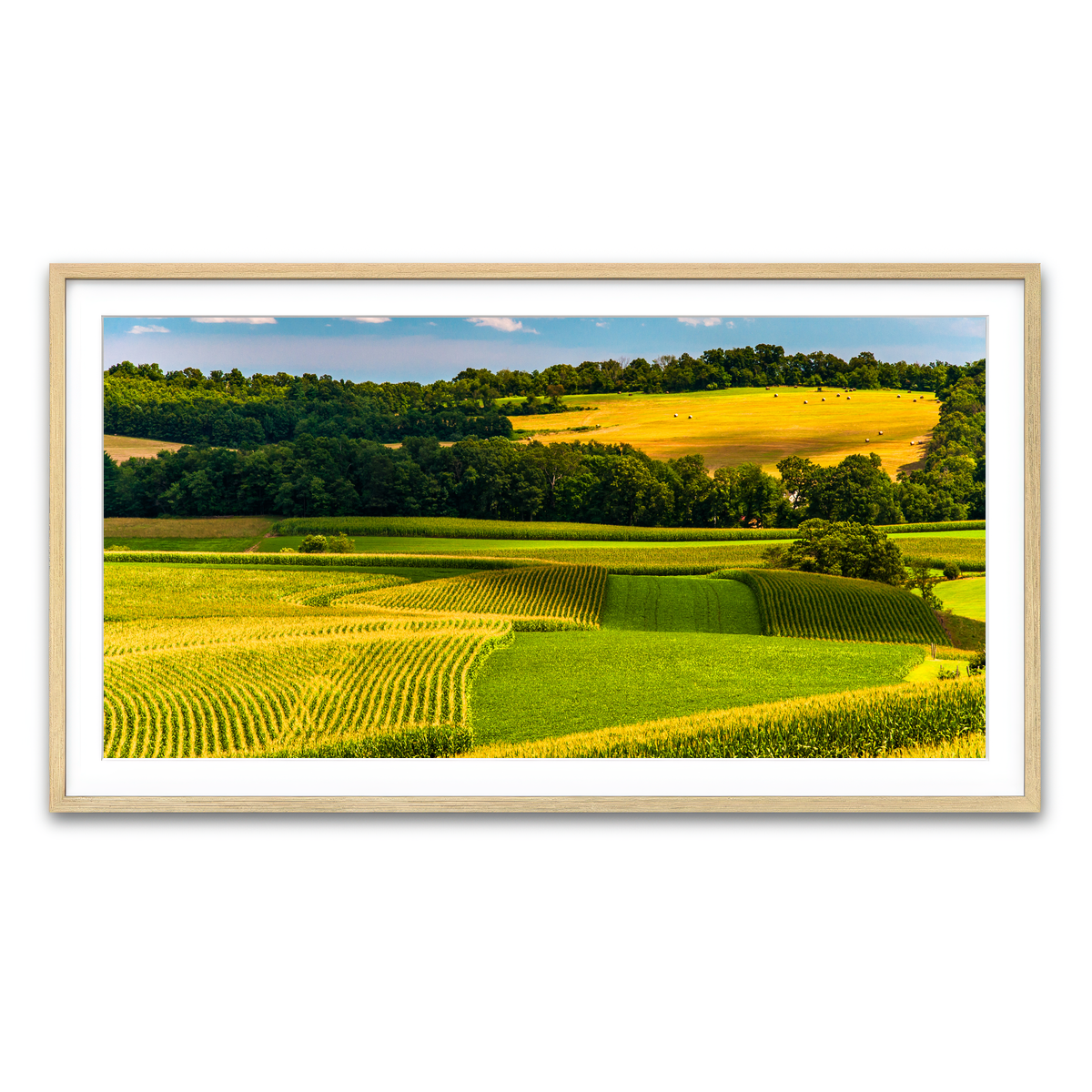 Framed Print 2x1 Natural