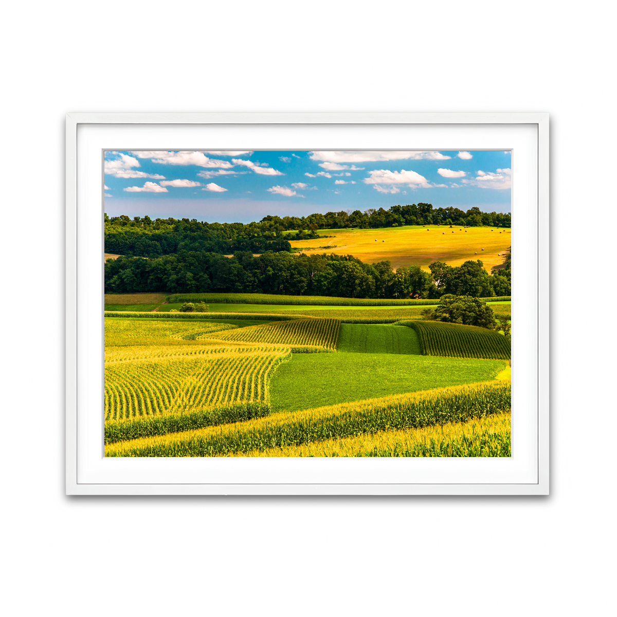 Framed Print 4x3 White