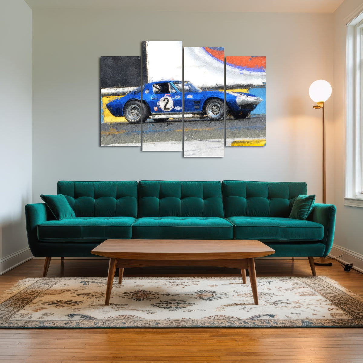 AUTO-MOCKUP ROOM | Corvette Grand Sport Side