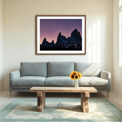 AUTO-MOCKUP ROOM | Cosmic Conjunction - Los Glaciares Wall Art