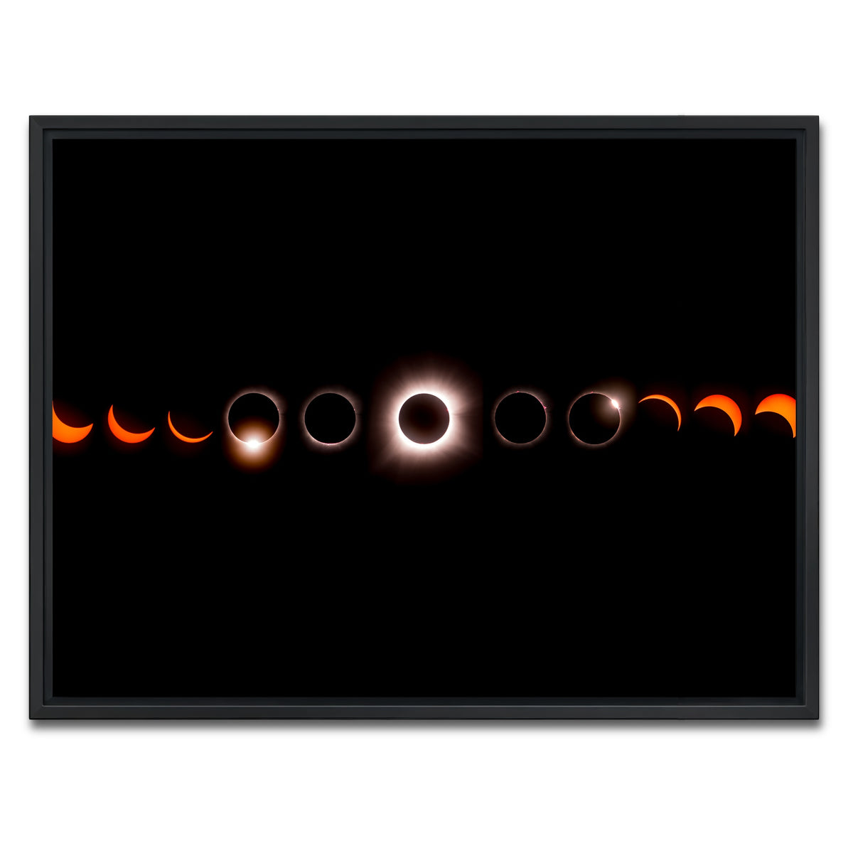 AUTO-MOCKUP WHITE | Cosmic Totality | 1 Piece | Black Framed Canvas | group=4x3