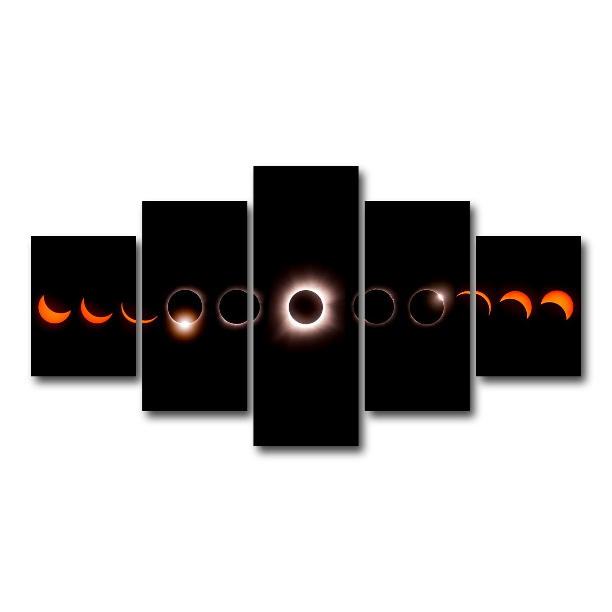 AUTO-MOCKUP WHITE | Cosmic Totality | 5 Piece | Gallery Wrap Canvas | group=5_short