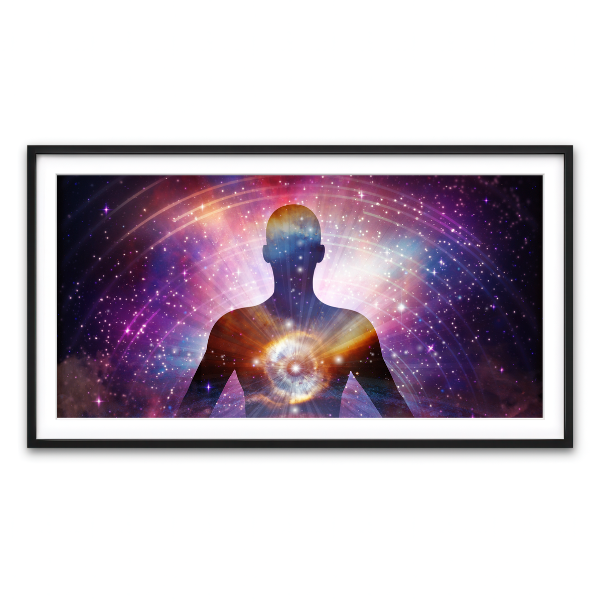 Framed Print 2x1 Black