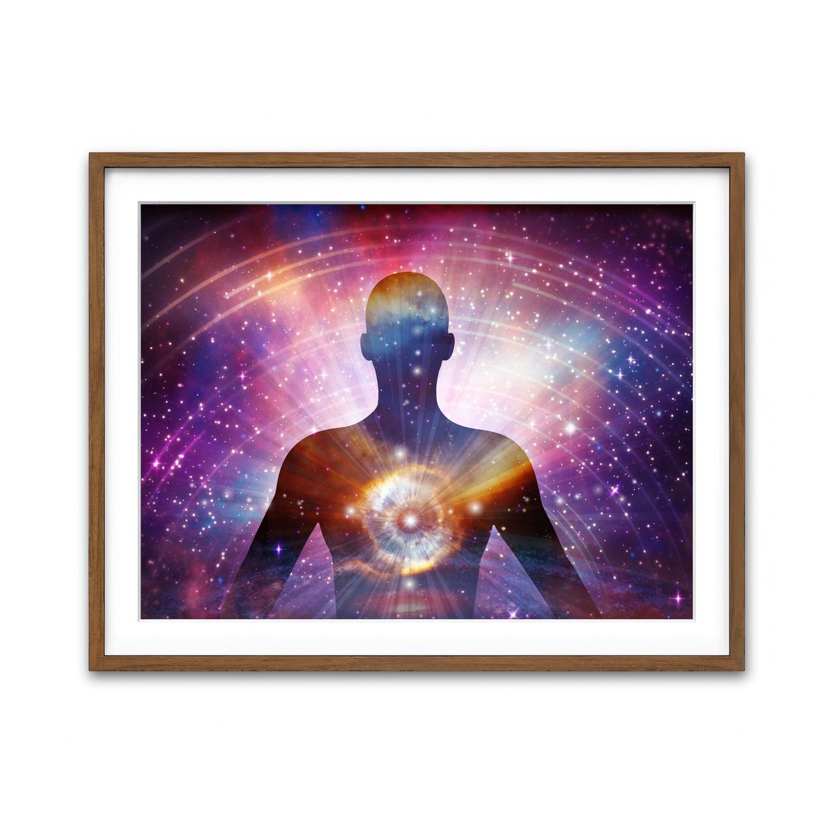 Framed Print 4x3 Walnut