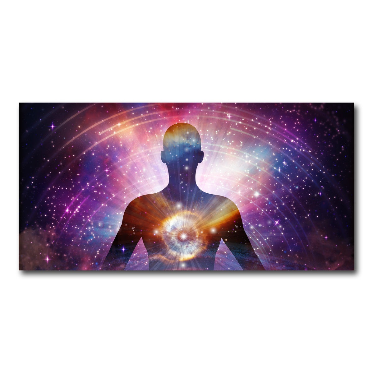 AUTO-MOCKUP WHITE | Cosmic connection | 1 Piece | Gallery Wrap Canvas | group=2x1