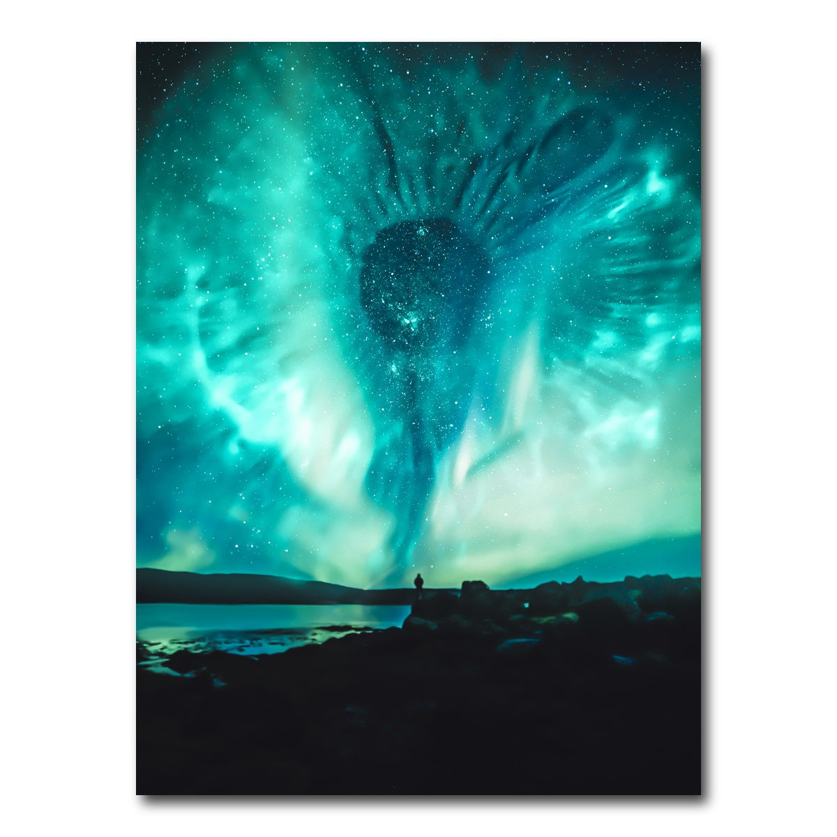 AUTO-MOCKUP WHITE | Cosmic eye | 1 Piece | Gallery Wrap Canvas | group=3x4