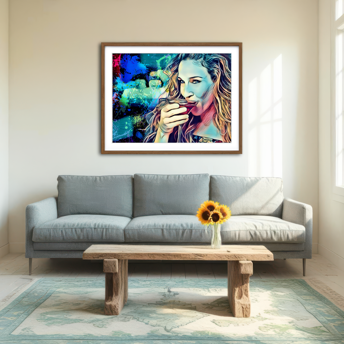AUTO-MOCKUP ROOM | Cosmo Carrie Wall Art