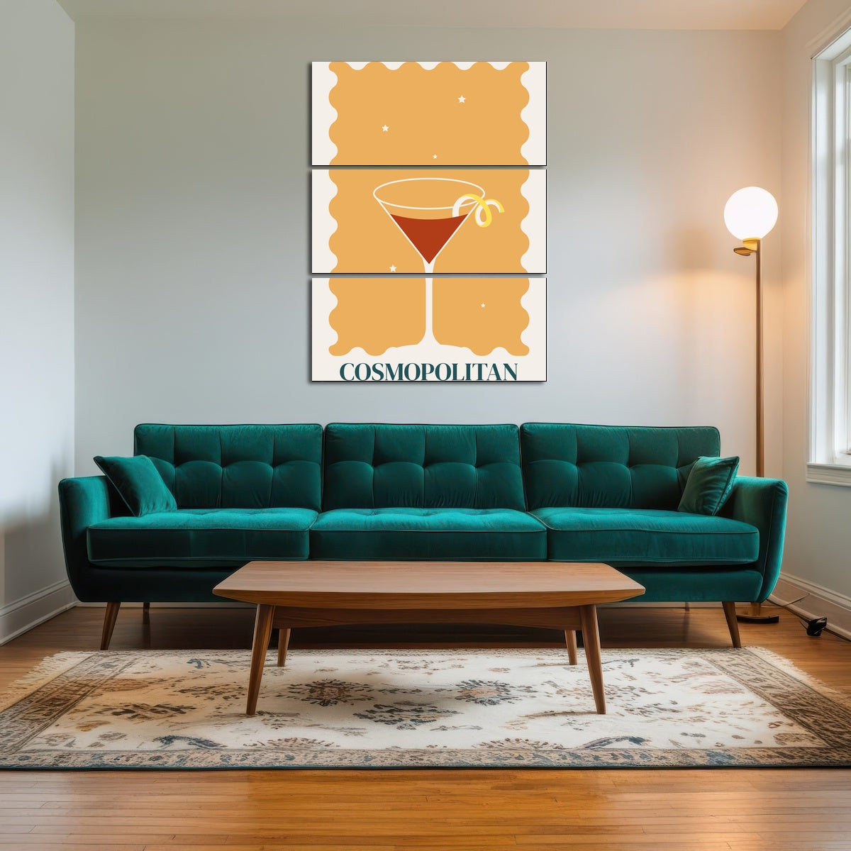 AUTO-MOCKUP ROOM | Cosmopolitan Retro Style