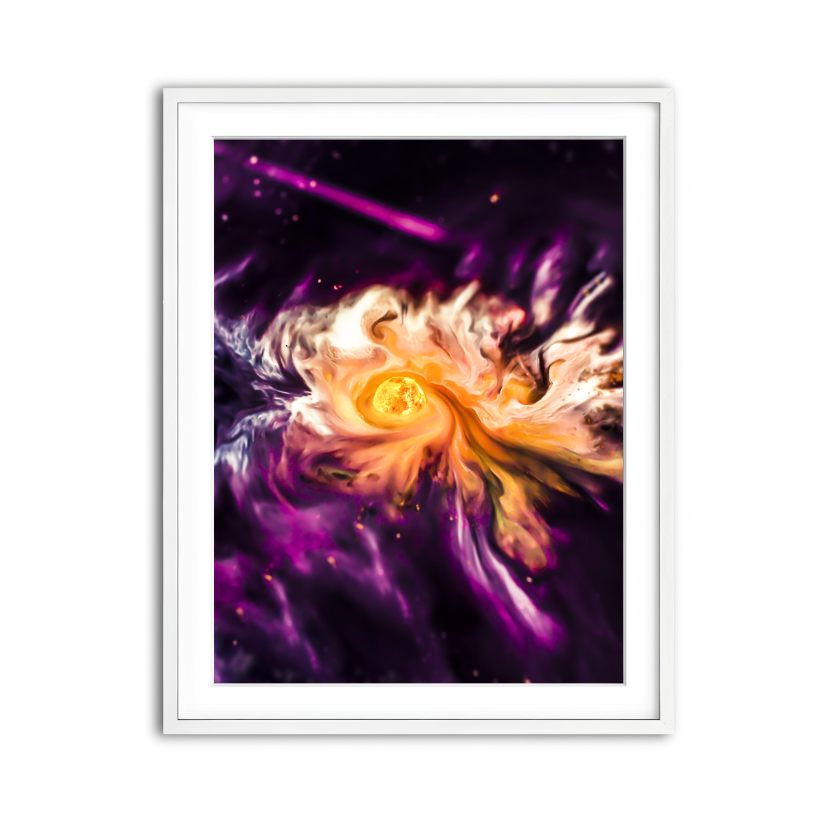 Framed Print 3x4 White