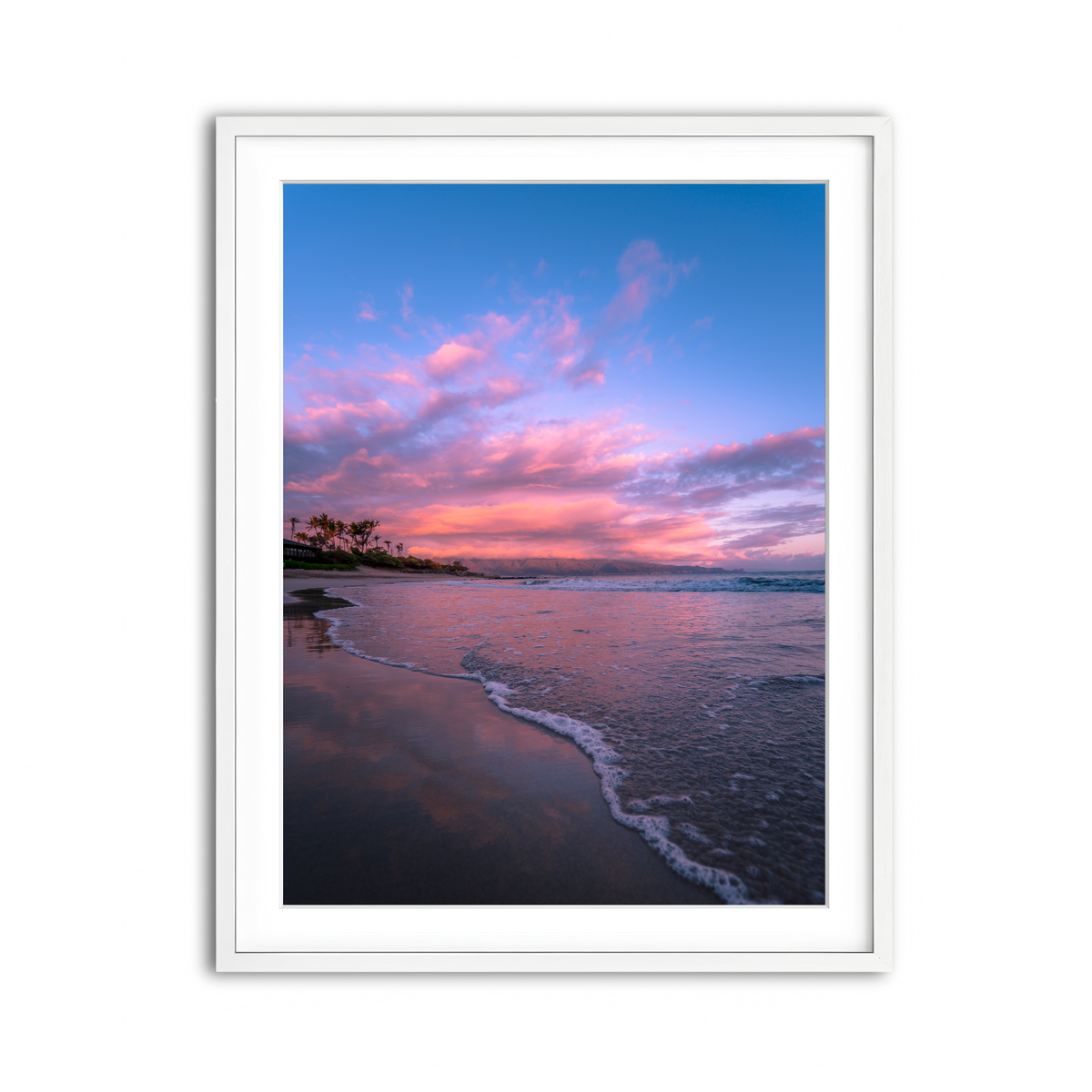 Framed Print 3x4 White