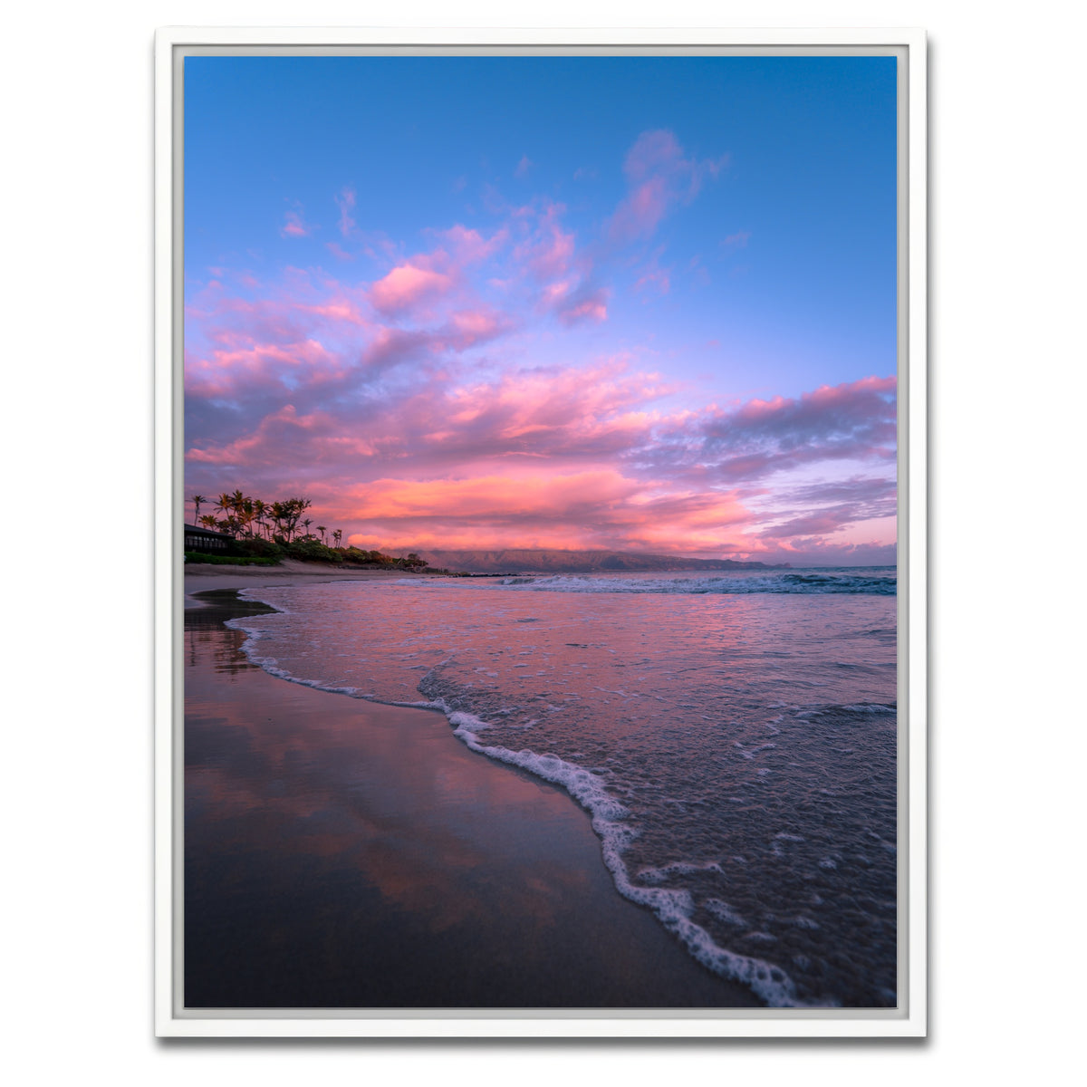 AUTO-MOCKUP WHITE | Cotton Candy Sunrise | 1 Piece | White Framed Canvas | group=3x4