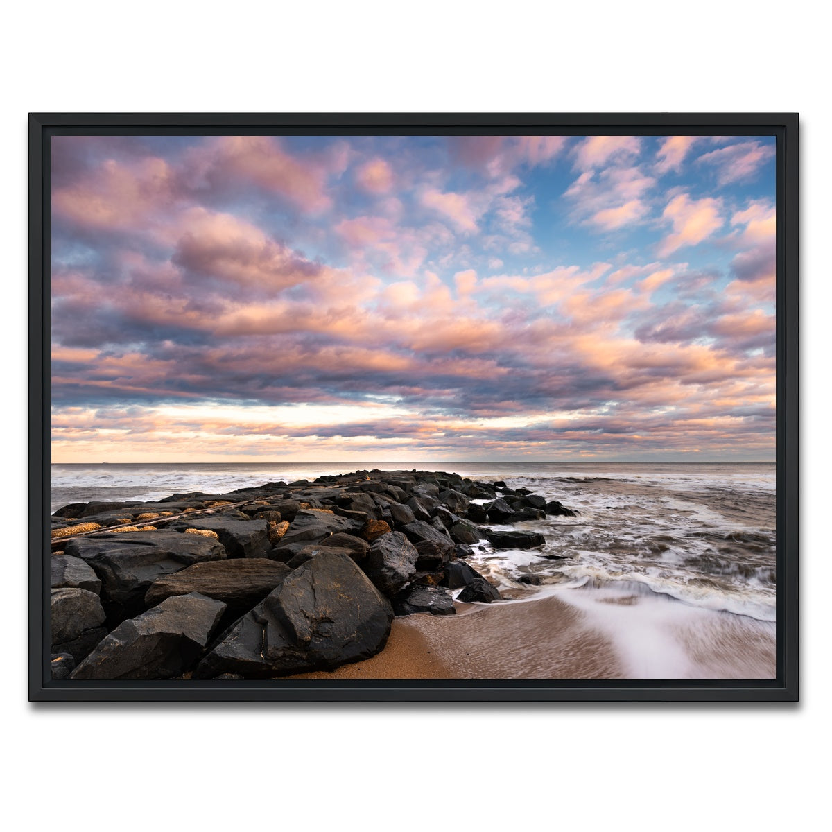 AUTO-MOCKUP WHITE | Cotton Candy | 1 Piece | Black Framed Canvas | group=4x3