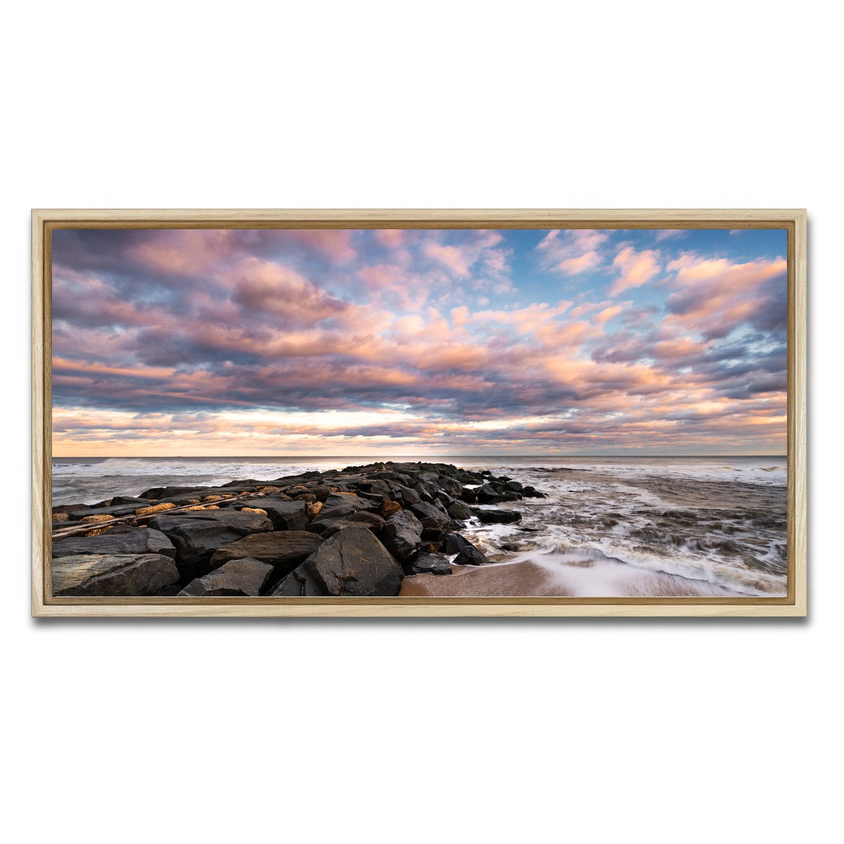 AUTO-MOCKUP WHITE | Cotton Candy | 1 Piece | Natural Framed Canvas | group=2x1