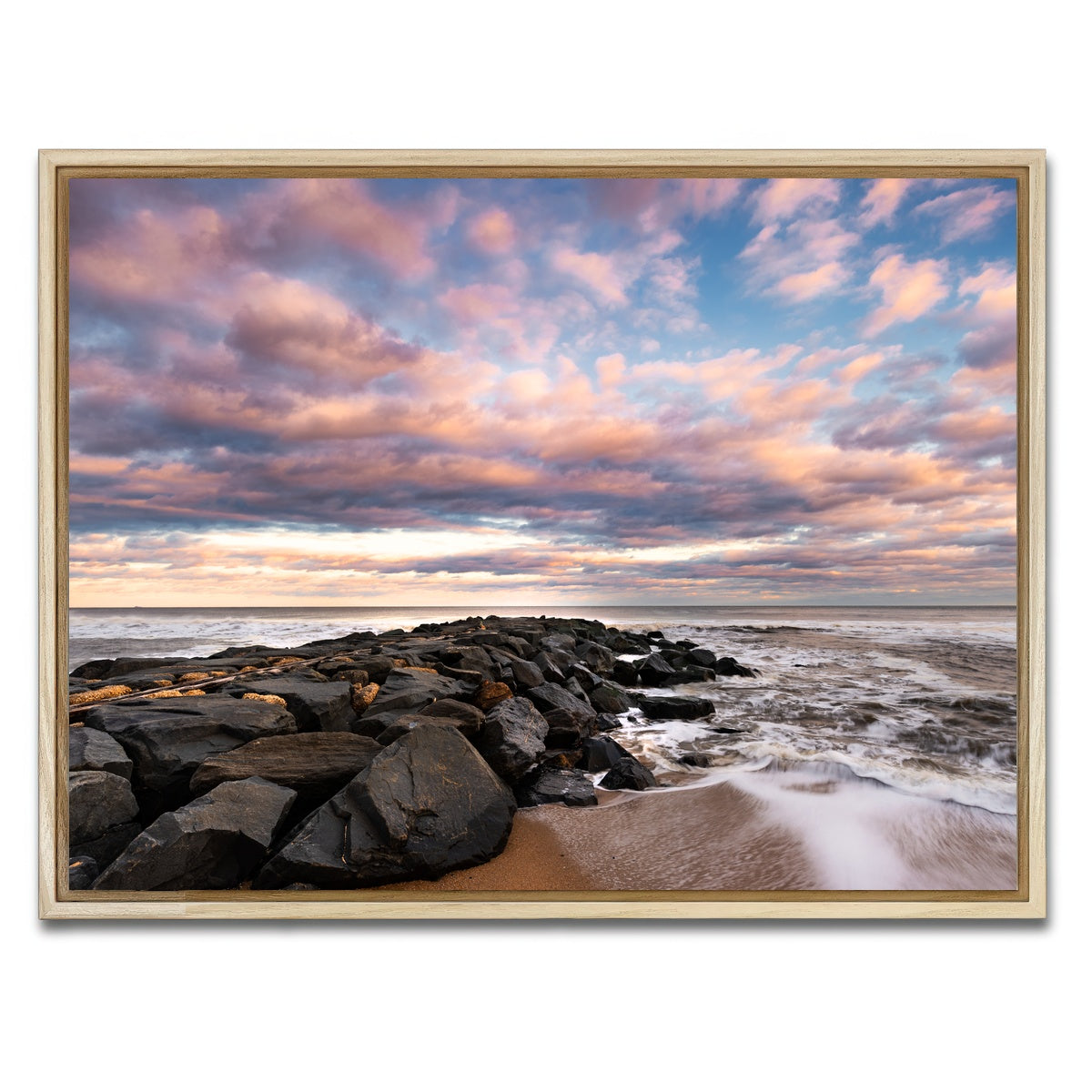 AUTO-MOCKUP WHITE | Cotton Candy | 1 Piece | Natural Framed Canvas | group=4x3