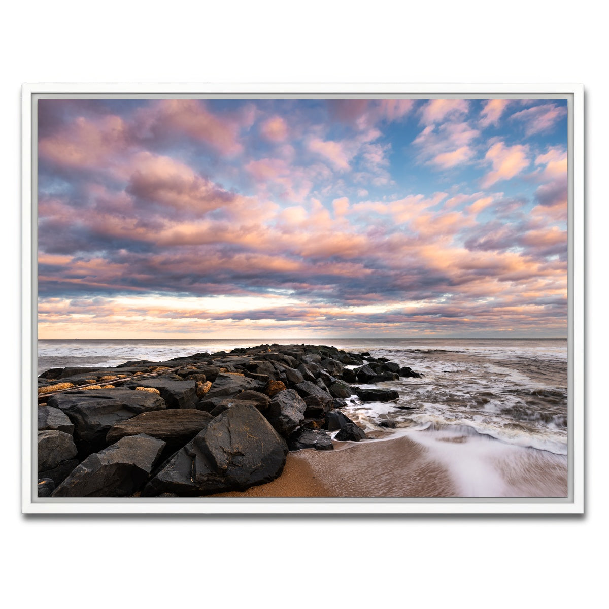 AUTO-MOCKUP WHITE | Cotton Candy | 1 Piece | White Framed Canvas | group=4x3