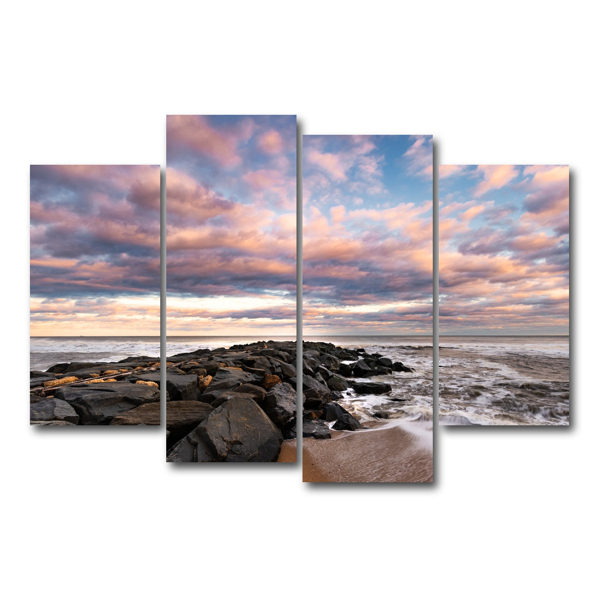 AUTO-MOCKUP WHITE | Cotton Candy | 4 Piece | Gallery Wrap Canvas | group=4_short