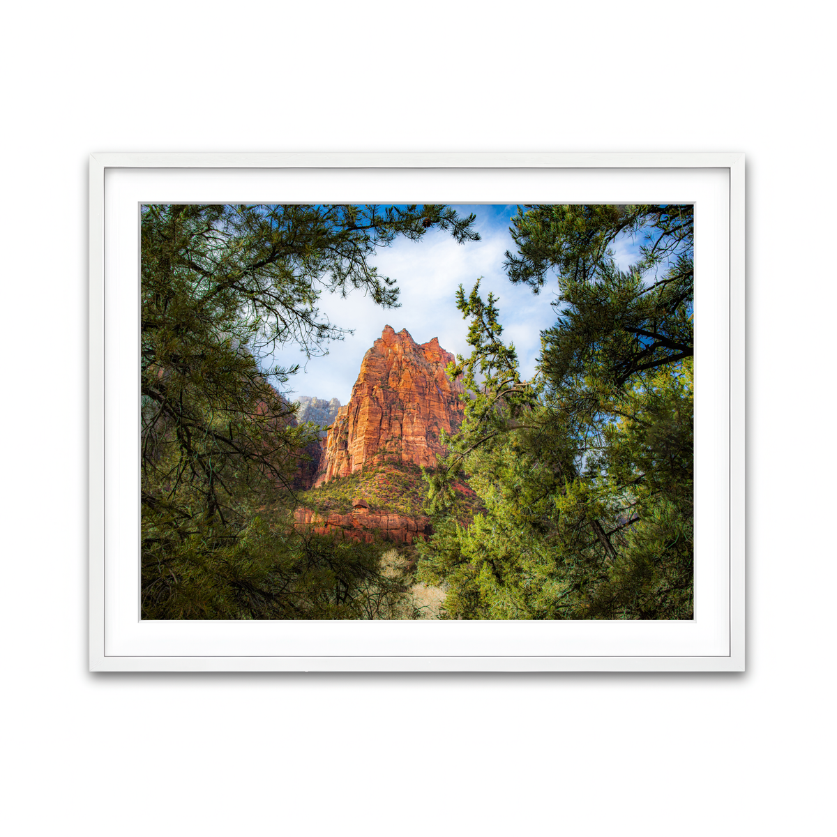 Framed Print 4x3 White