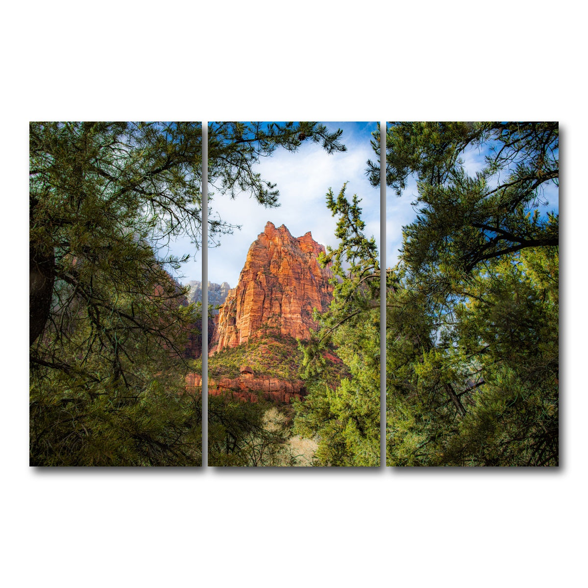 AUTO-MOCKUP WHITE | Court of the Patriarchs | 3 Piece | Gallery Wrap Canvas | group=12x24