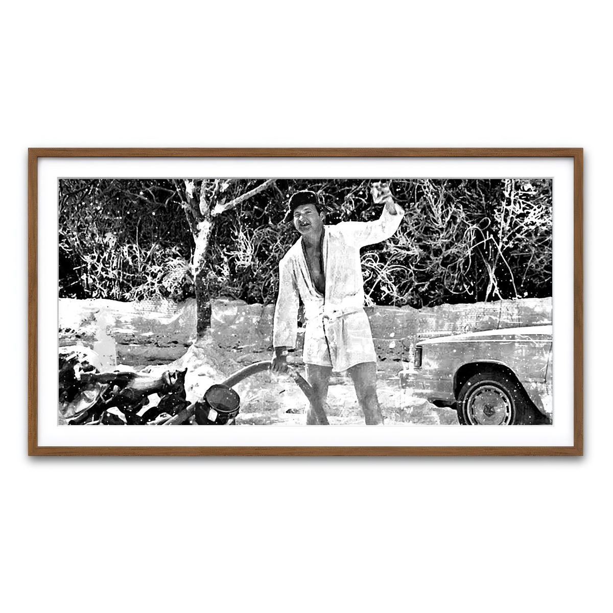 Framed Print 2x1 Walnut