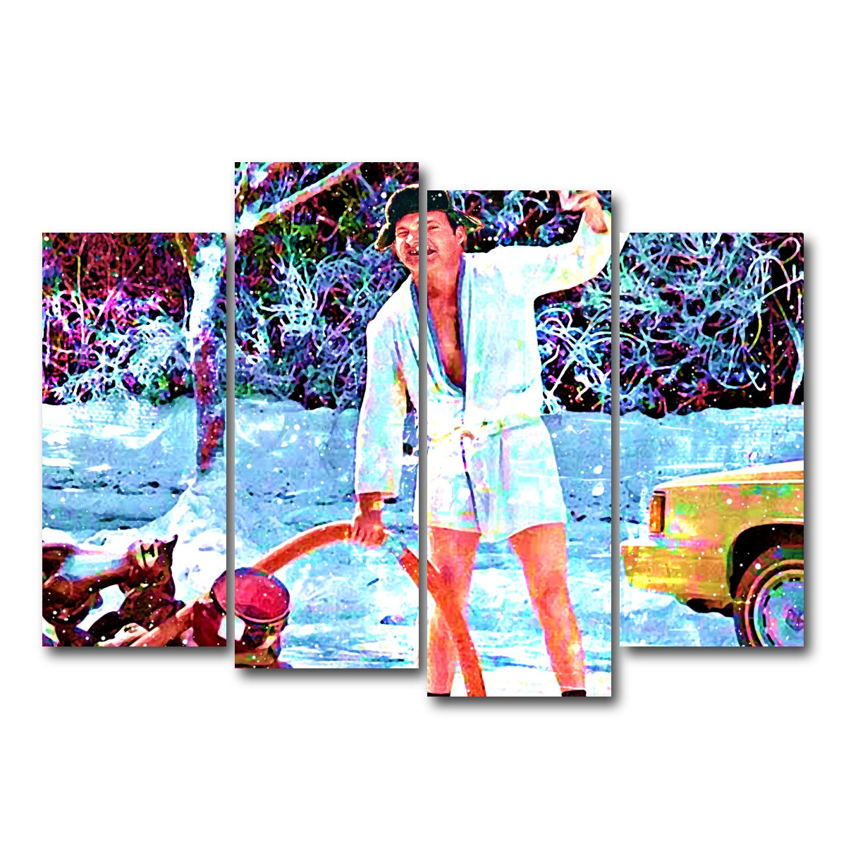 AUTO-MOCKUP WHITE | Cousin Eddie | 4 Piece | Gallery Wrapped | group=4_normal