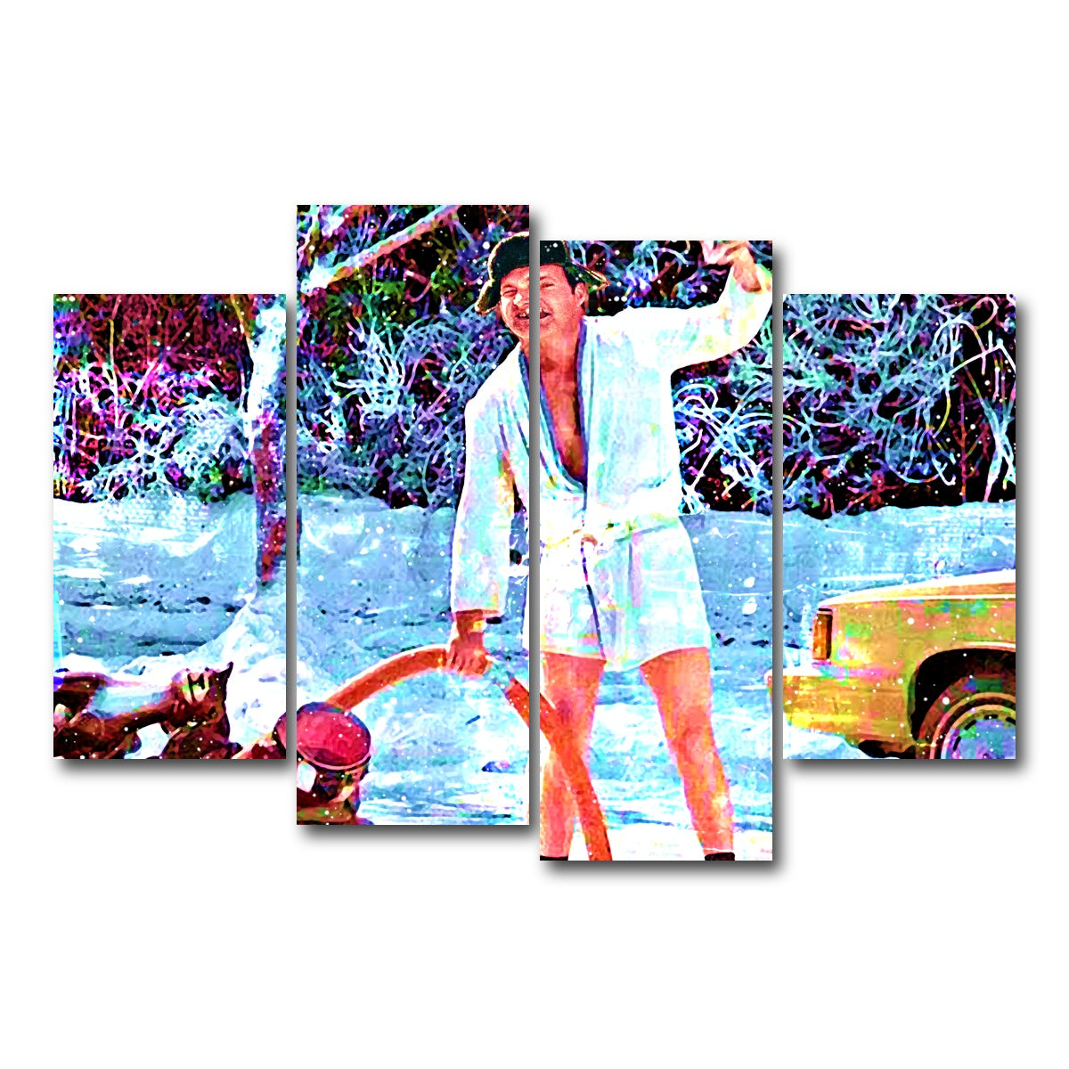 AUTO-MOCKUP WHITE | Cousin Eddie | 4 Piece | Gallery Wrapped | group=4_short