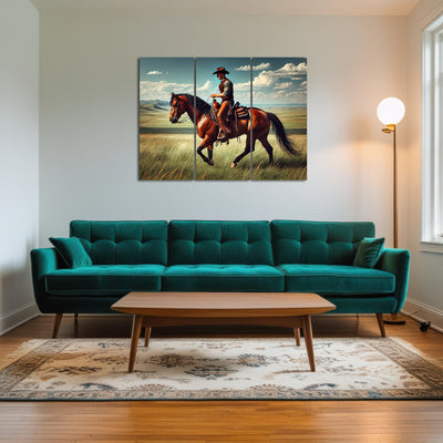 AUTO-MOCKUP ROOM | Cowboy and Quarter Horse