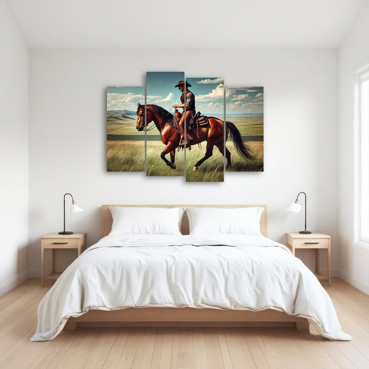 AUTO-MOCKUP ROOM | Cowboy and Quarter Horse