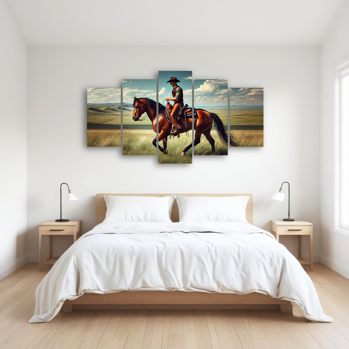 AUTO-MOCKUP ROOM | Cowboy and Quarter Horse