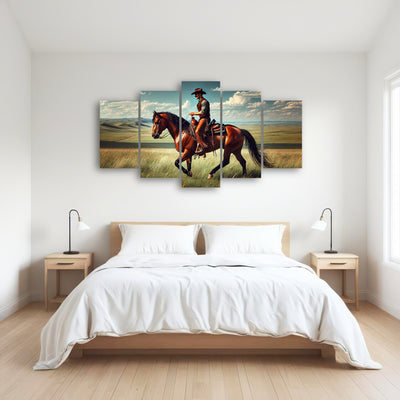 AUTO-MOCKUP ROOM | Cowboy and Quarter Horse