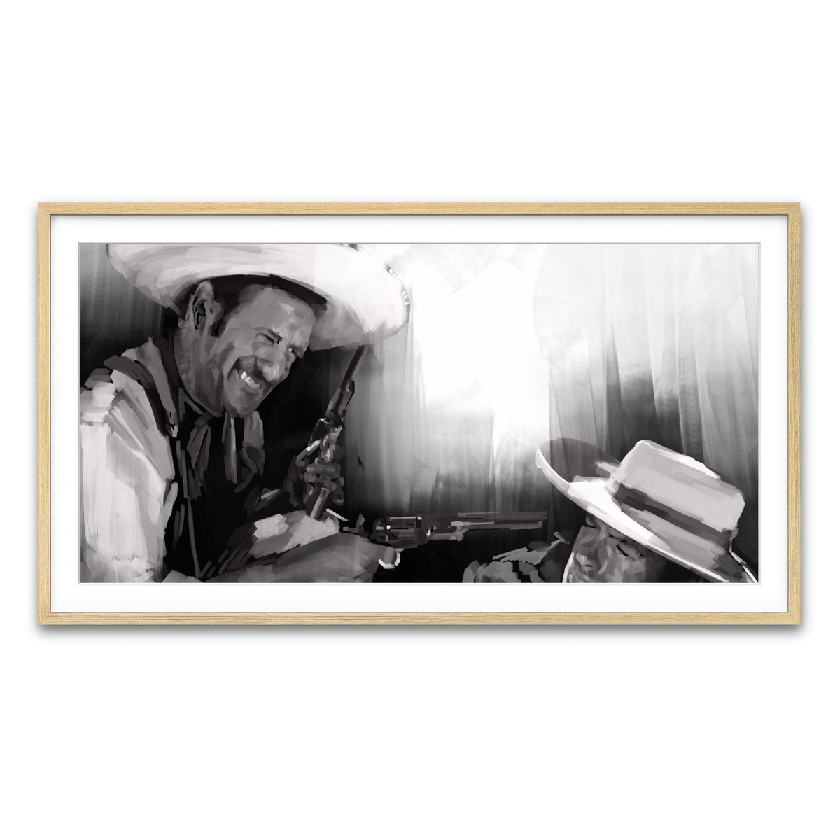 Framed Print 2x1 Natural