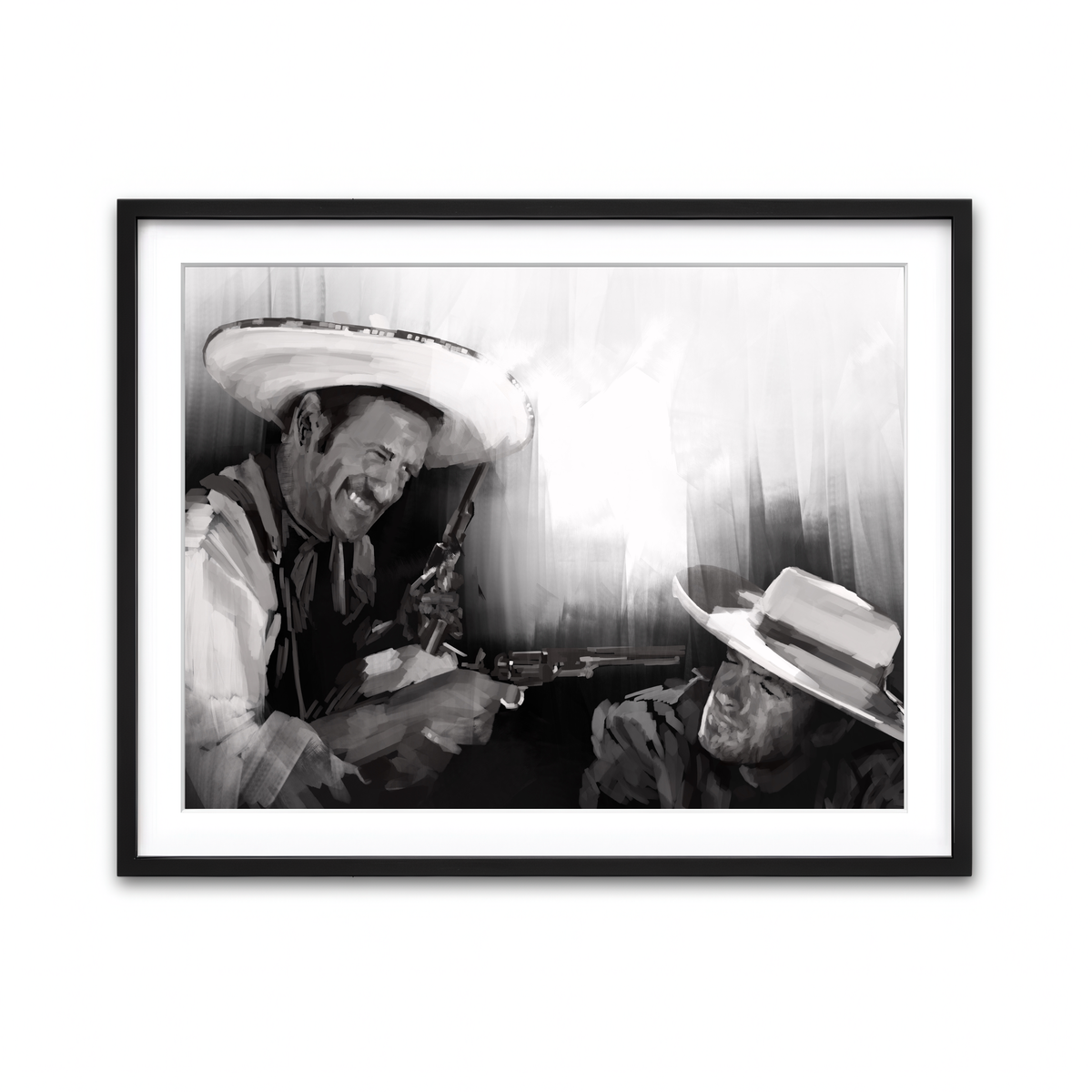 Framed Print 4x3 Black