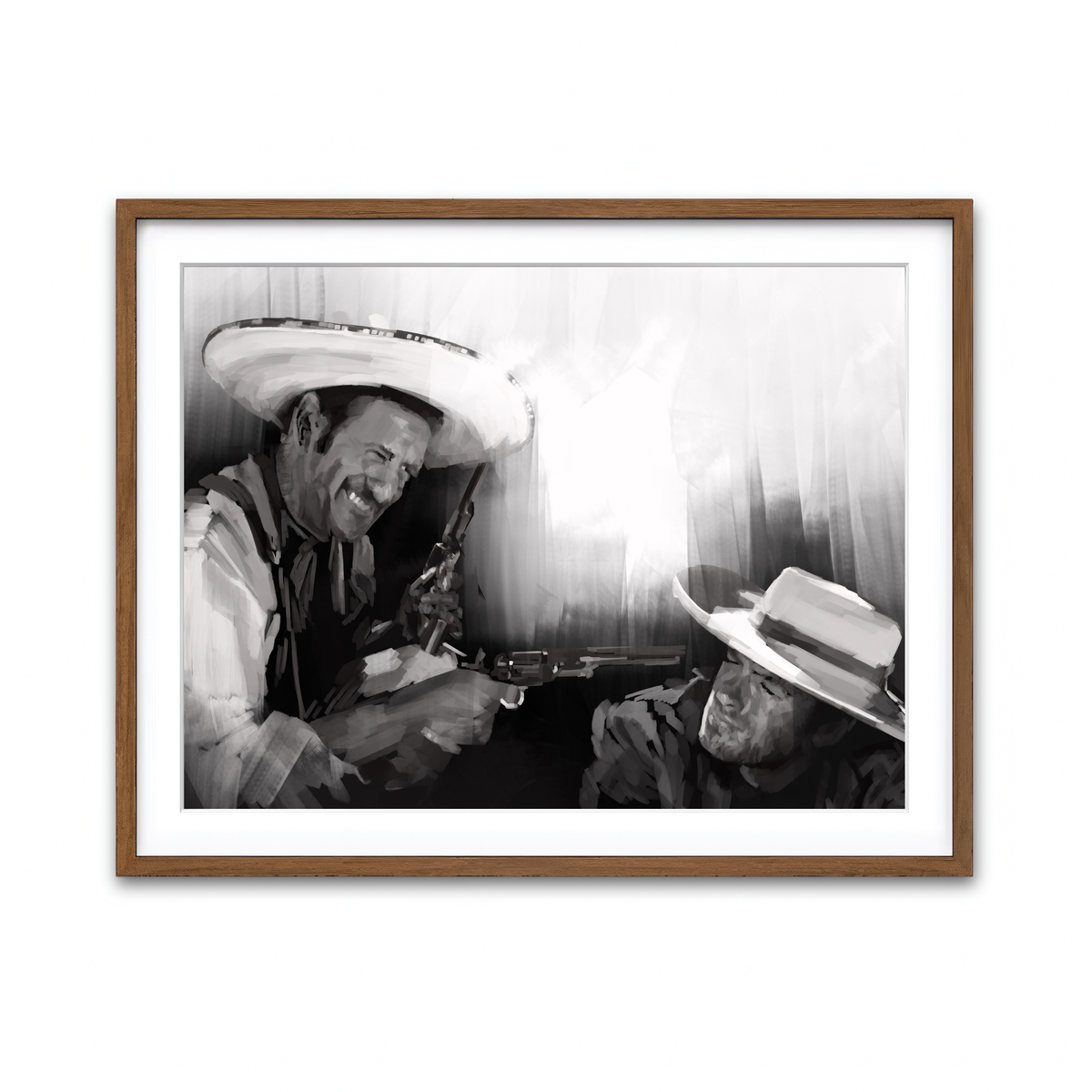 Framed Print 4x3 Walnut