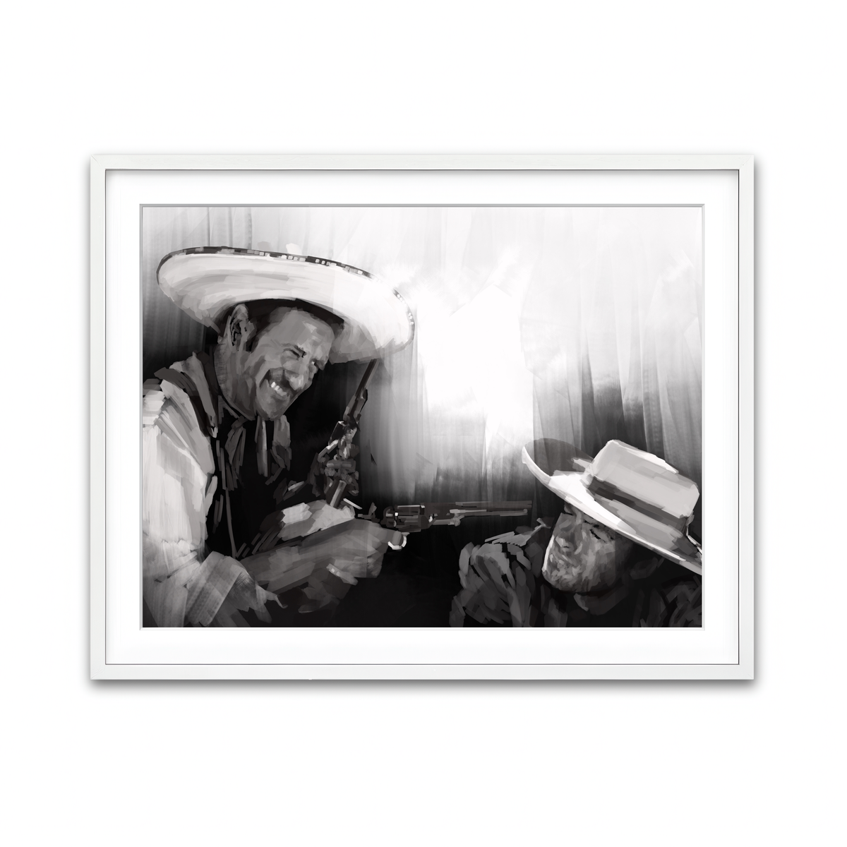 Framed Print 4x3 White