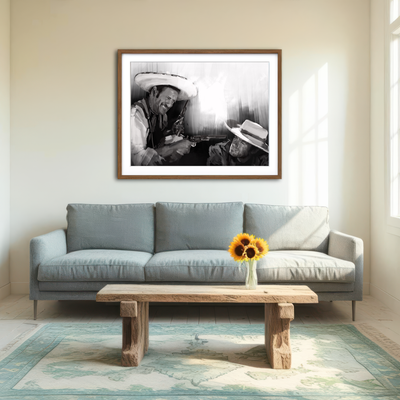 AUTO-MOCKUP ROOM | Cowboys Wall Art