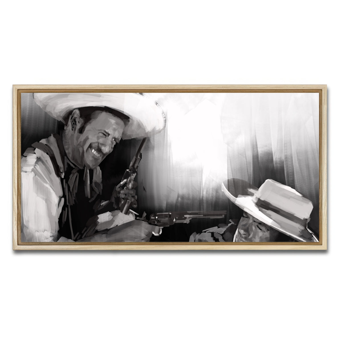 AUTO-MOCKUP WHITE | Cowboys | 1 Piece | Natural Framed Canvas | group=2x1