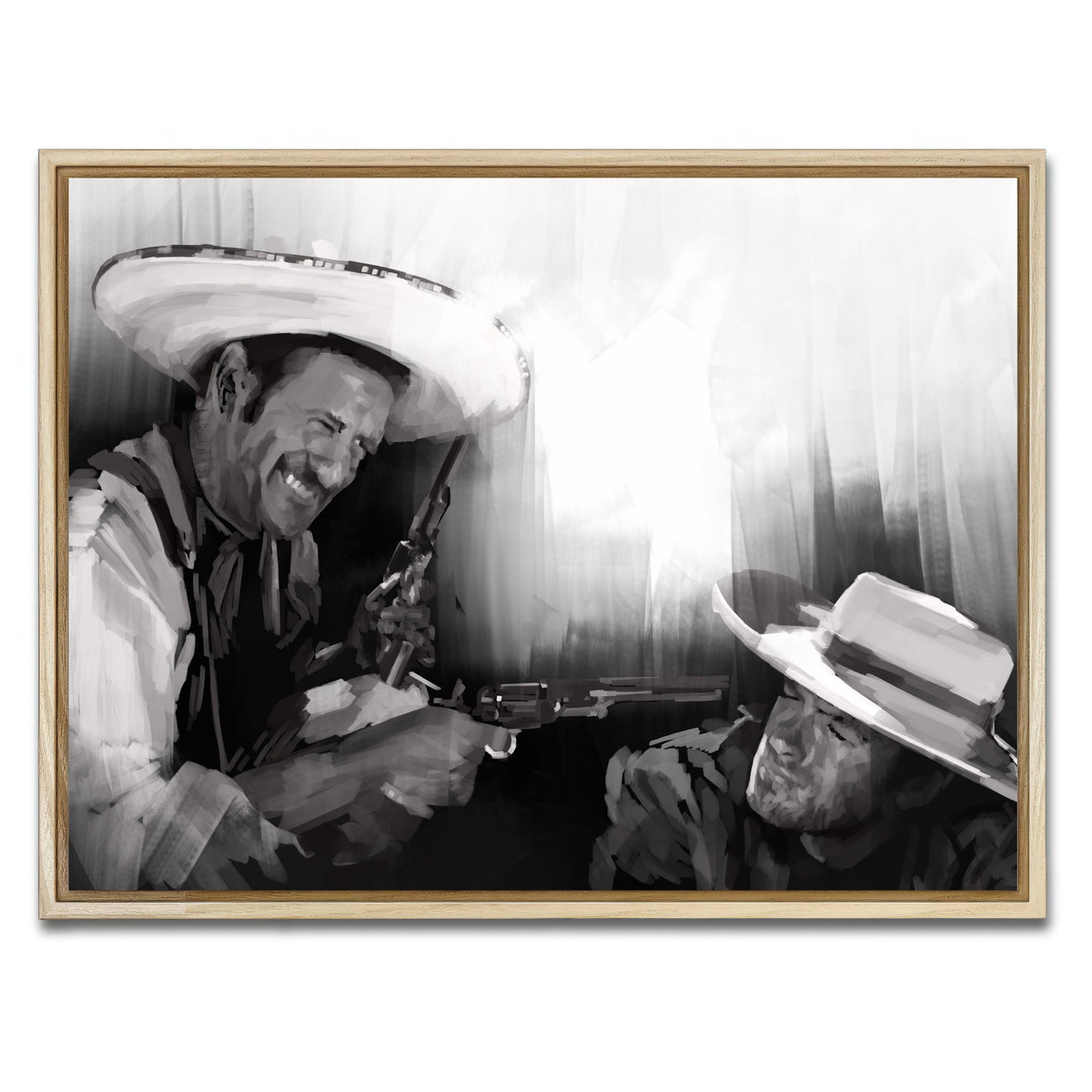 AUTO-MOCKUP WHITE | Cowboys | 1 Piece | Natural Framed Canvas | group=4x3