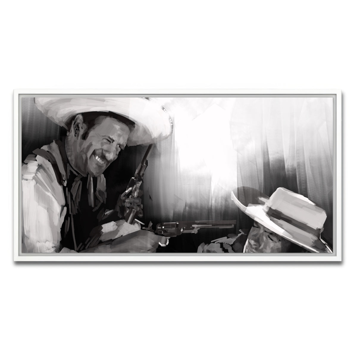 AUTO-MOCKUP WHITE | Cowboys | 1 Piece | White Framed Canvas | group=2x1