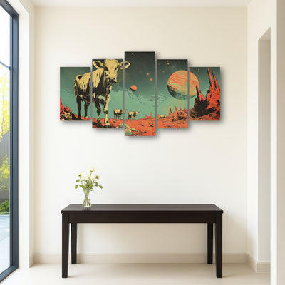 AUTO-MOCKUP ROOM | Cows abducted by aliens