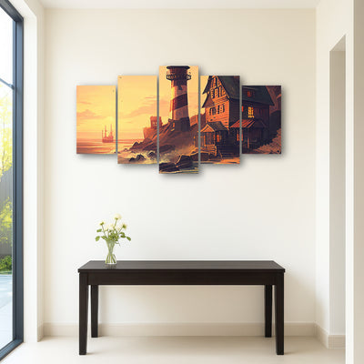 AUTO-MOCKUP ROOM | Cozy Lighthouse Shore