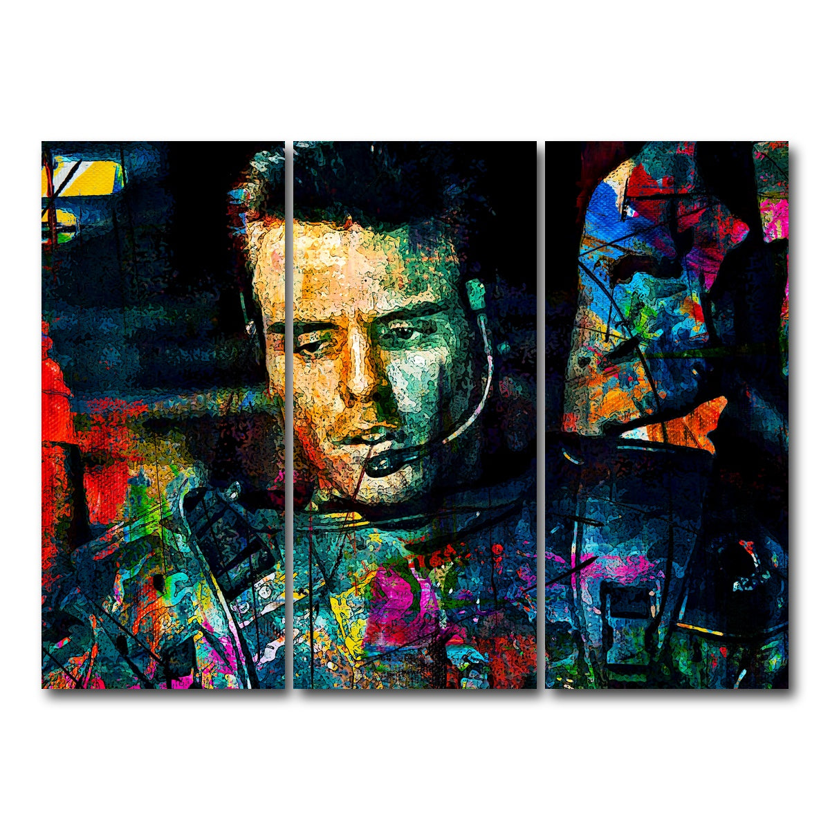 AUTO-MOCKUP WHITE | Cpl. Hicks | 3 Piece | Gallery Wrap Canvas | group=8x18